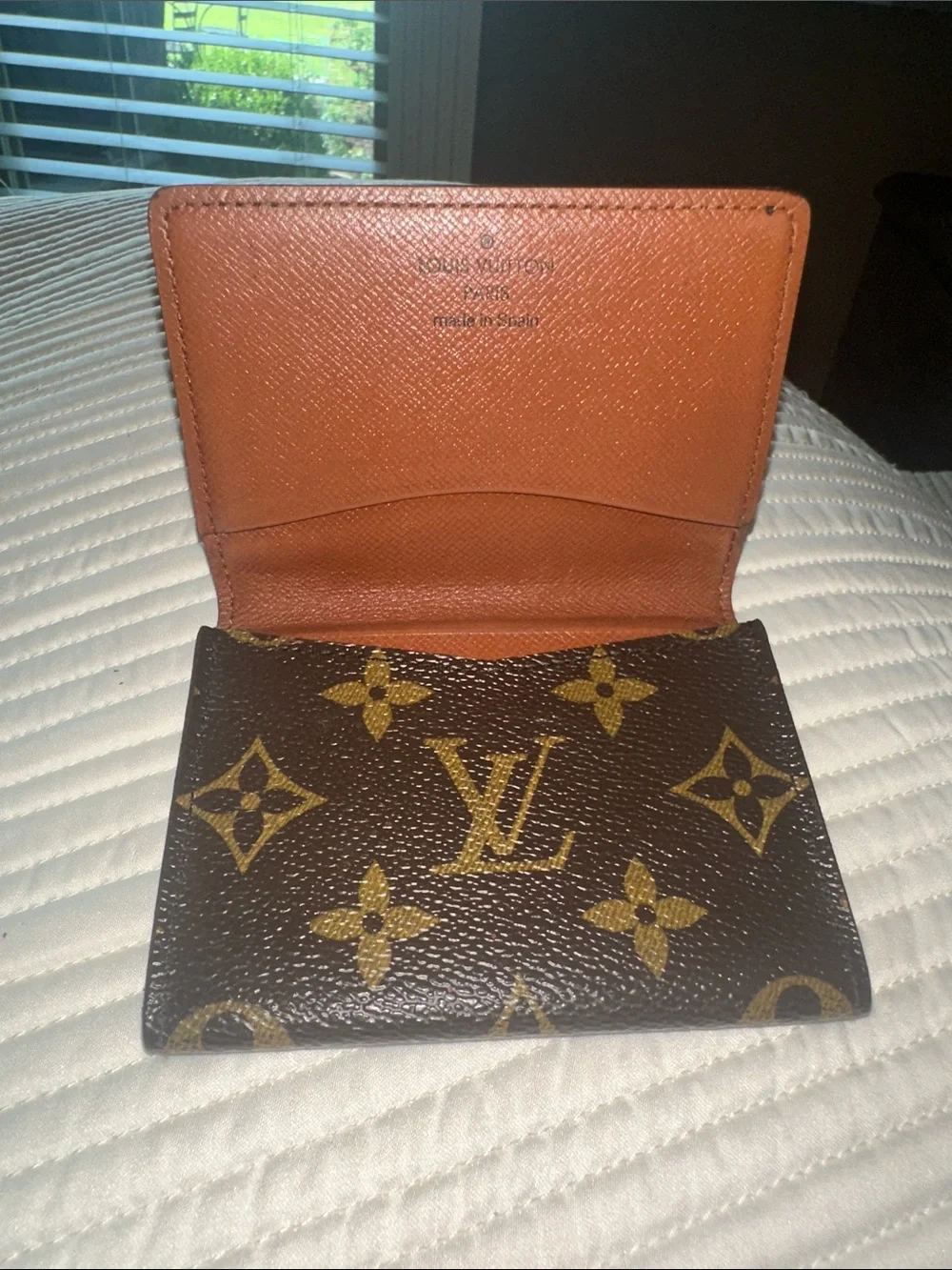 Louis Vuitton Monogram Canvas Card Holder - Brown & Gold